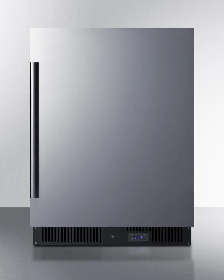 24″ wide built in all freezer, ada compliant, stainless steel/black 24″ wide built in all freezer, ada compliant, stainless steel/black