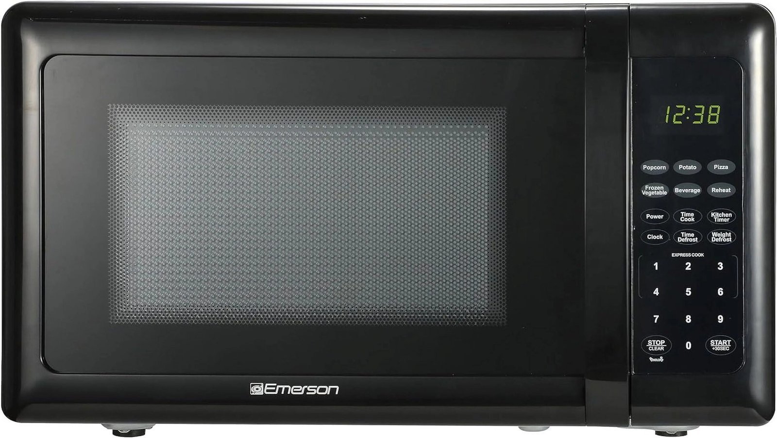 compact countertop microwave oven with touch control, led display, 700w, 10 power levels, 6 auto menus, glass turntable and child safe lock, 0.7 cu., ft. black compact countertop microwave oven with touch control, led display, 700w, 10 power levels, 6 auto menus, glass turntable and child safe lock, 0.7 cu., ft. black