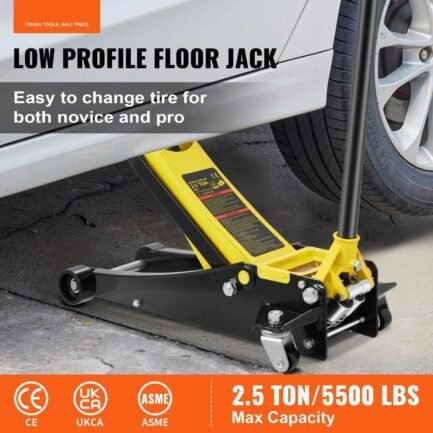 bentism low profile floor jack 3 ton (6600 lbs), aluminum and steel hydraulic racing floor jack, dual piston quick lift pump, 19 11/16″ 3 6/11″ height lifting range, yellow+black bentism low profile floor jack 3 ton (6600 lbs), aluminum and steel hydraulic racing floor jack, dual piston quick lift pump, 19 11/16″ 3 6/11″ height lifting range, yellow+black