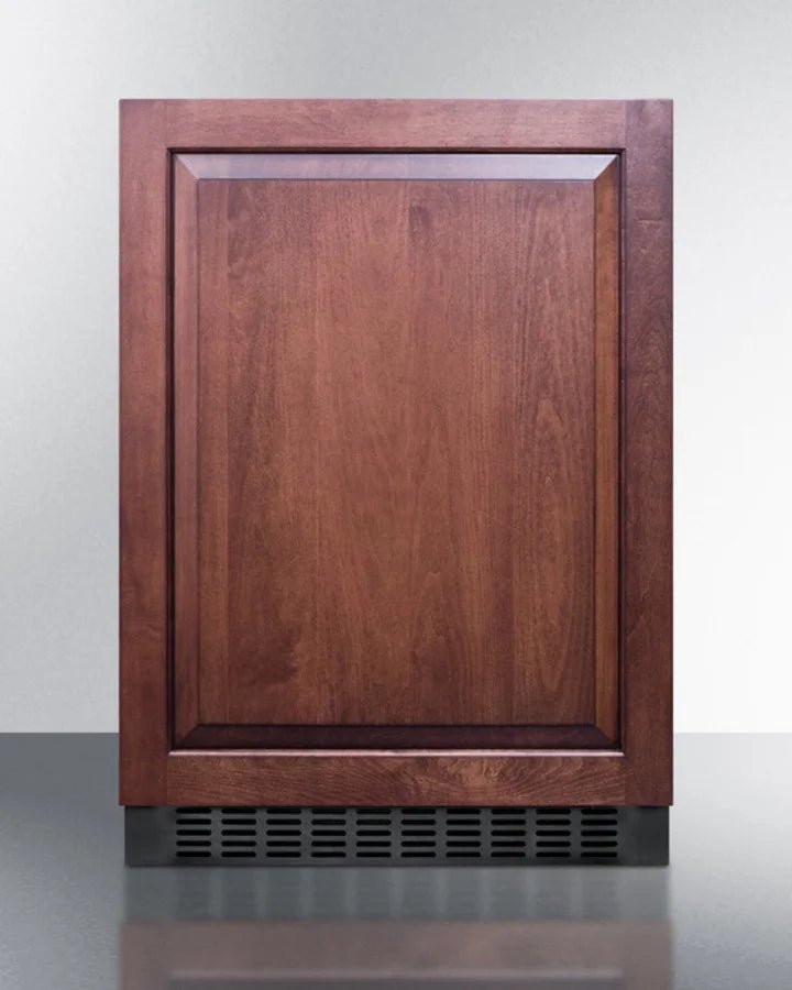 24″ wide built in all refrigerator (panel not included), black cabinet 24″ wide built in all refrigerator (panel not included), black cabinet