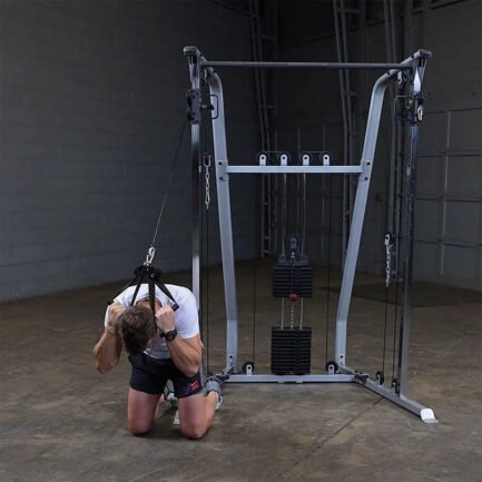 powerline single stack functional trainer with dual pulleys powerline single stack functional trainer with dual pulleys