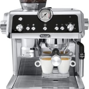 de’longhi – la specialista espresso machine with 19 bars of pressure and milk frother – stainless steel