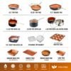 gotham steel 20 piece cookware and bakeware set in graphite gotham steel 20 piece cookware and bakeware set in graphite