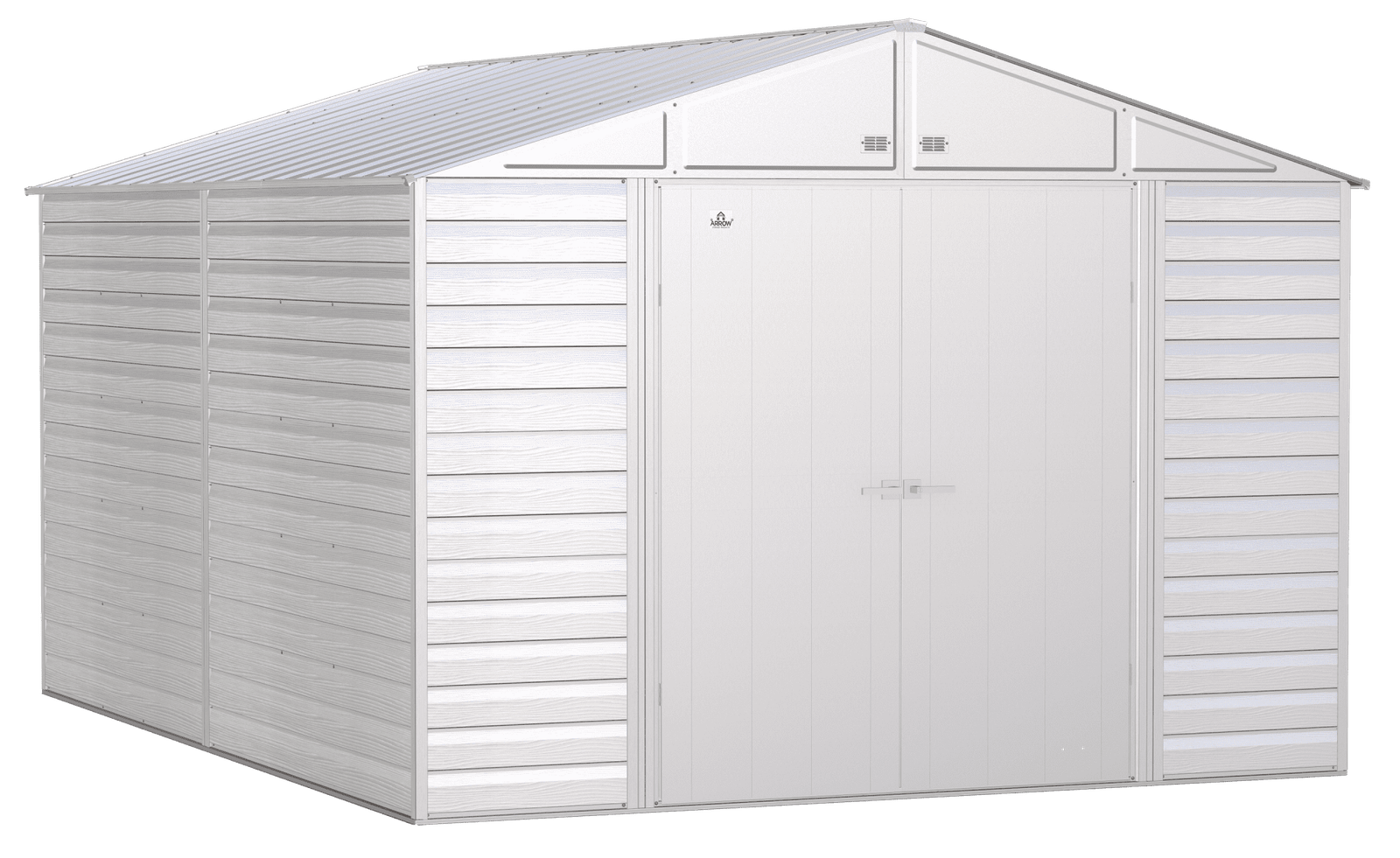 arrow select steel storage shed, 10×14, flute grey arrow select steel storage shed, 10×14, flute grey