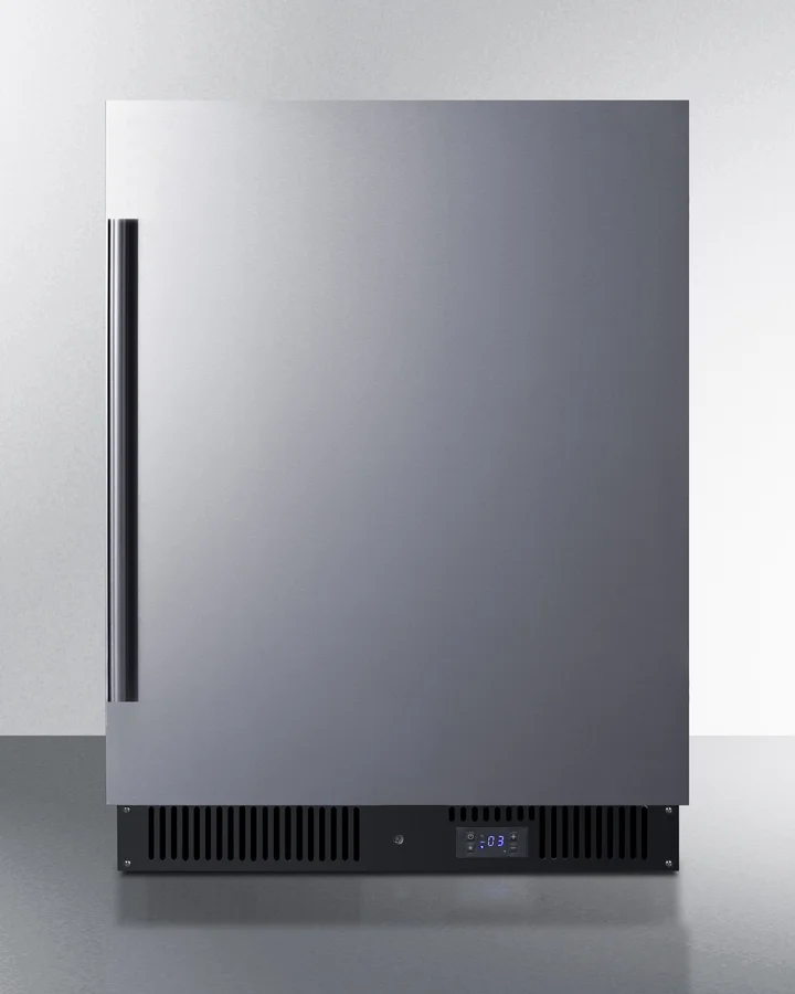 24″ wide built in all freezer, ada compliant, stainless steel/black 24″ wide built in all freezer, ada compliant, stainless steel/black