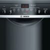 bosch – 100 series 24″ front control tall tub built in dishwasher with stainless steel tub – black bosch – 100 series 24″ front control tall tub built in dishwasher with stainless steel tub – black
