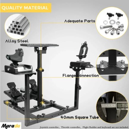 marada flight simulator cockpit racing steering stand adjustable fit for thrustmaster hotas warthog marada flight simulator cockpit racing steering stand adjustable fit for thrustmaster hotas warthog