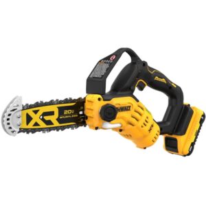 dw 20v max 8″ pruning chainsaw brushless cordless kit dccs623l1 from dw