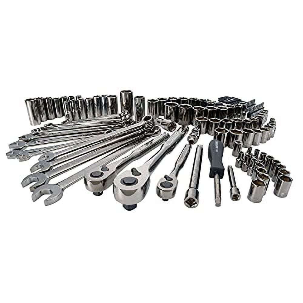 craftsman 121 piece sae and metric chrome mechanic tool set