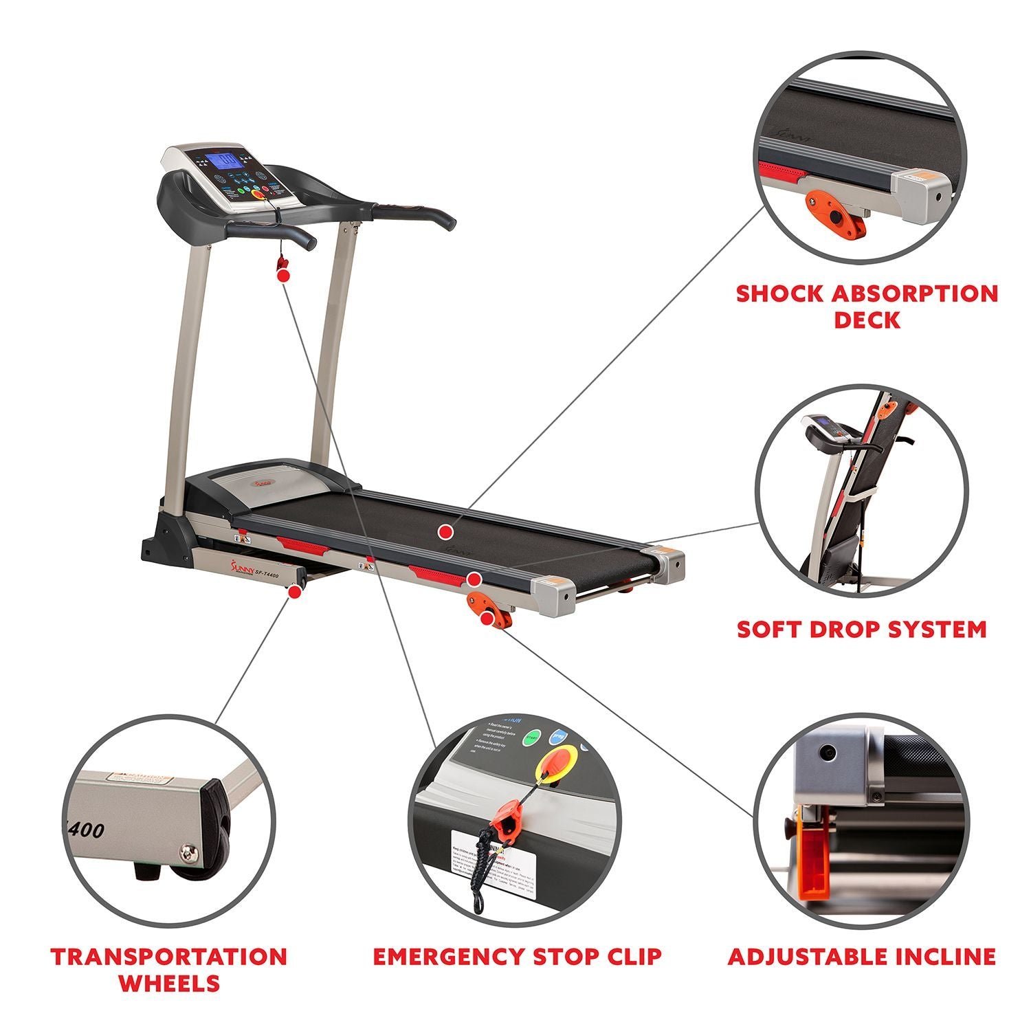sunny health and fitness treadmill (sf t4400) sunny health and fitness treadmill (sf t4400)