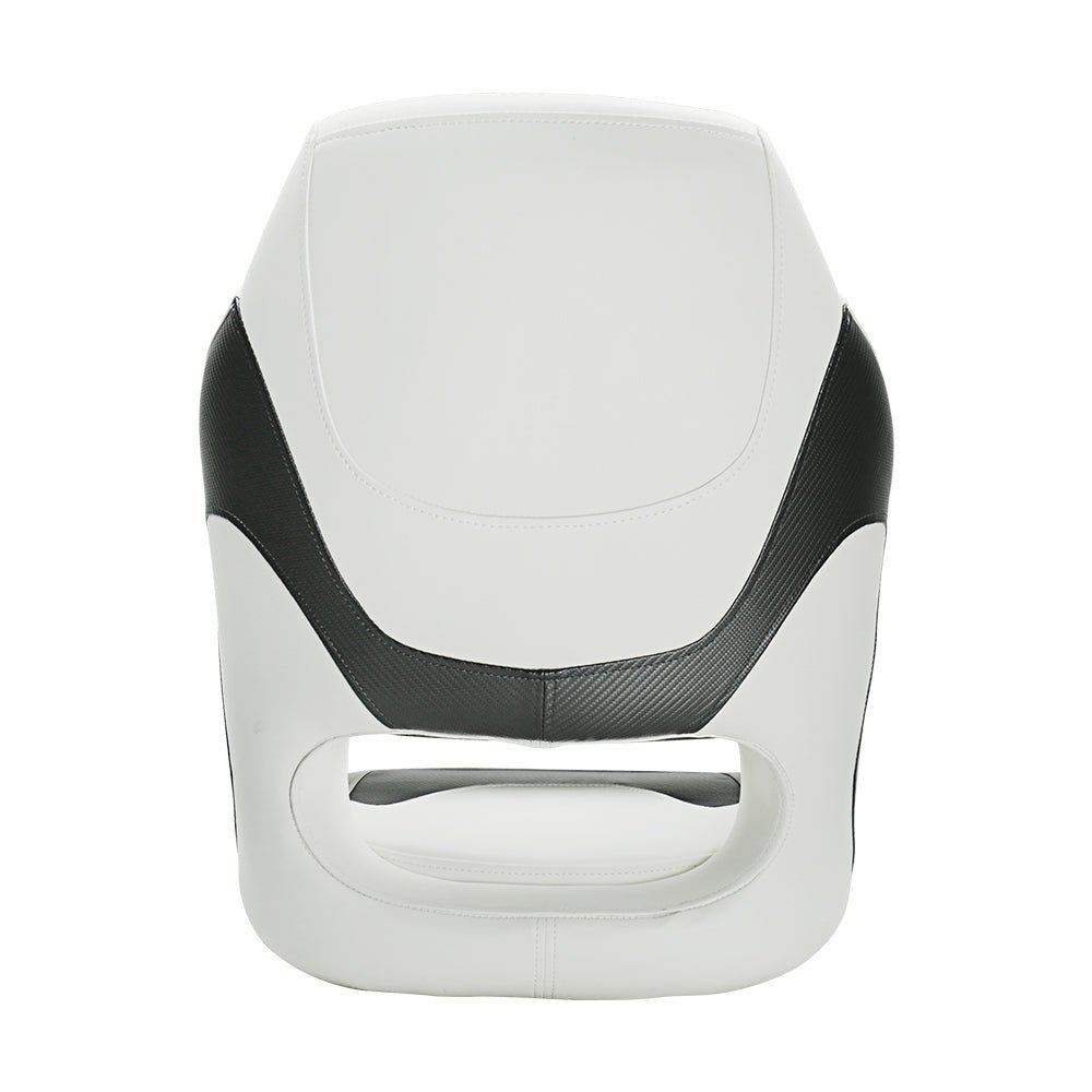 seamander s1043 series premier pontoon furniture bucket seat, captain seat, colors white/charcoal seamander s1043 series premier pontoon furniture bucket seat, captain seat, colors white/charcoal