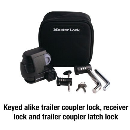 master lock 3794dat trailer lock, trailer coupler & receiver lock combo pack master lock 3794dat trailer lock, trailer coupler & receiver lock combo pack