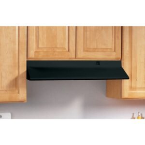 Store ge – 30″ externally vented range hood – black