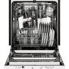 ge – 24″ top control built in dishwasher with autosense cycle, piranha food disposer; 51 dba – white ge – 24″ top control built in dishwasher with autosense cycle, piranha food disposer; 51 dba – white