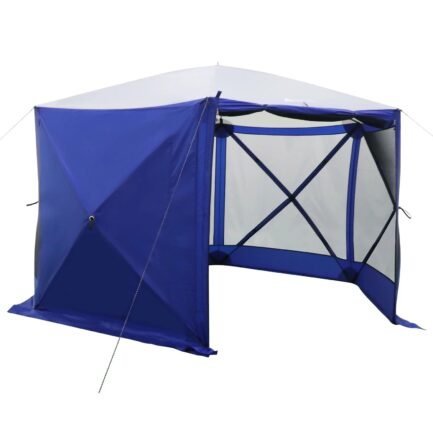 ozark trail 6 hub outdoor camping 11’x10’x88.5″ screen house, 1 room, blue ozark trail 6 hub outdoor camping 11’x10’x88.5″ screen house, 1 room, blue