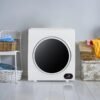compact portable household clothes dryer with led display, 2.6cuft drum dryer – white, 110v 4kg capacity, energy efficient home appliance compact portable household clothes dryer with led display, 2.6cuft drum dryer – white, 110v 4kg capacity, energy efficient home appliance