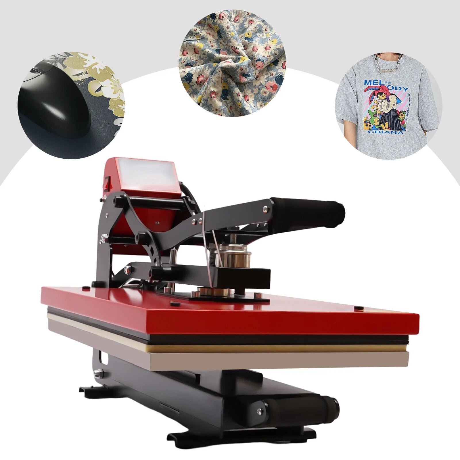 16″ x 20″ clamshell semi auto open heat press machine slide out function heavy heat press machine 16″ x 20″ clamshell semi auto open heat press machine slide out function heavy heat press machine