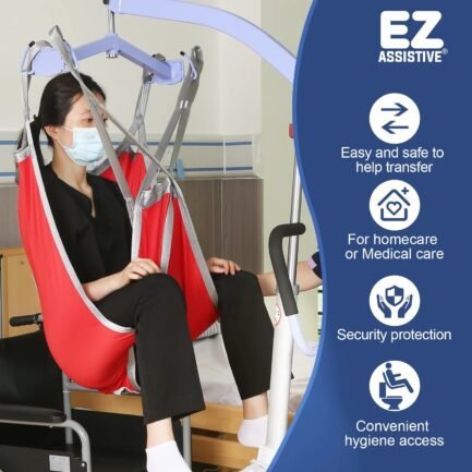 ez assistive hoyer lift sling for patient transfer,patient lift sling for divided leg,hoyer sling transfer and lift patient safely, 500lb weight capacity ez assistive hoyer lift sling for patient transfer,patient lift sling for divided leg,hoyer sling transfer and lift patient safely, 500lb weight capacity