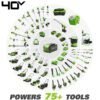 40v 4.0 ah lithium ion battery | greenworks tools 40v 4.0 ah lithium ion battery | greenworks tools