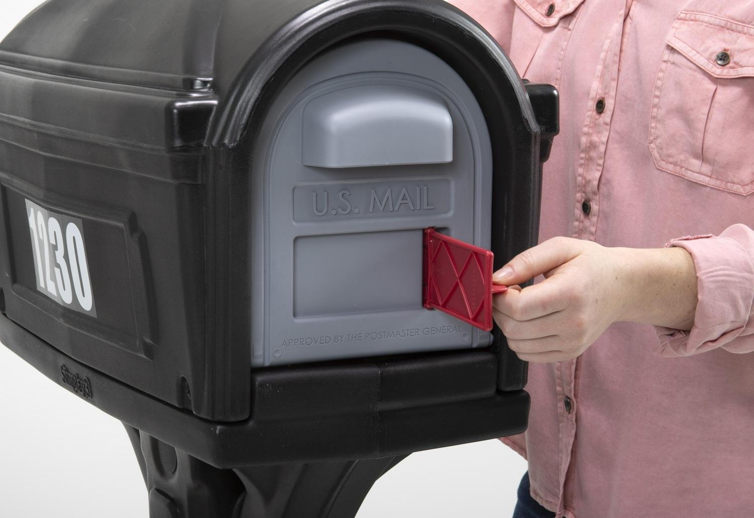 simplay3 dig free easy up classic black plastic mailbox simplay3 dig free easy up classic black plastic mailbox