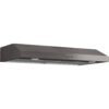 ge – 36″ convertible range hood – black stainless steel ge – 36″ convertible range hood – black stainless steel