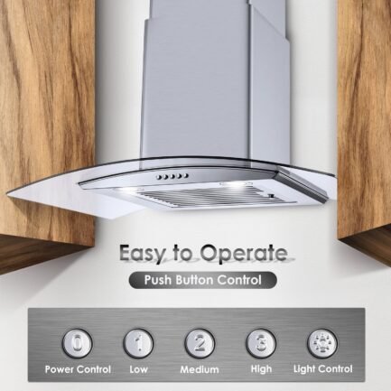 range hood 30 inch convertible wall mount range hood with tempered glass 3 speed fan 450cfm range hood 30 inch convertible wall mount range hood with tempered glass 3 speed fan 450cfm