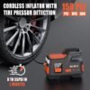 biuble car jump starter with air compressor, 4500a peak 26800mah 12v auto with 150psi tire inflator(up to all gas or 10.0l diesel engine) biuble car jump starter with air compressor, 4500a peak 26800mah 12v auto with 150psi tire inflator(up to all gas or 10.0l diesel engine)