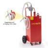 gas caddy, 35 gallon fuel transfer tanks with casters & wheels portable fuel storage tank for cars, boats, lawn mowers gas caddy, 35 gallon fuel transfer tanks with casters & wheels portable fuel storage tank for cars, boats, lawn mowers