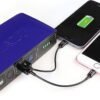 halo bolt compact portable car jump starter – car battery jump starter with 2 usb ports to charger devices, portable car charger – navy halo bolt compact portable car jump starter – car battery jump starter with 2 usb ports to charger devices, portable car charger – navy