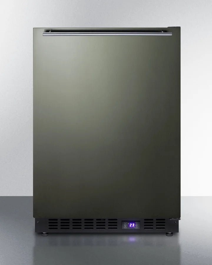 24″ wide built in all freezer, black stainless steel 24″ wide built in all freezer, black stainless steel