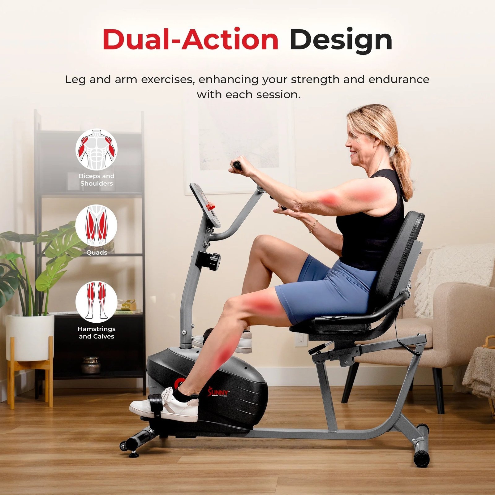 sunny health & fitness smart magnetic recumbent bike with hand cycle sf rb423034 quantity 1 +add to cart sku: 185565389 sunny health & fitness smart magnetic recumbent bike with hand cycle sf rb423034 quantity 1 +add to cart sku: 185565389