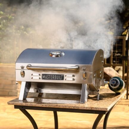masterbuilt mb20030819 portable propane stainless masterbuilt mb20030819 portable propane stainless