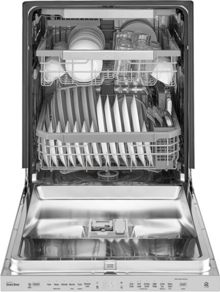 lg – 24″ top control smart wi fi enabled dishwasher with quadwash and stainless steel tub – stainless steel lg – 24″ top control smart wi fi enabled dishwasher with quadwash and stainless steel tub – stainless steel