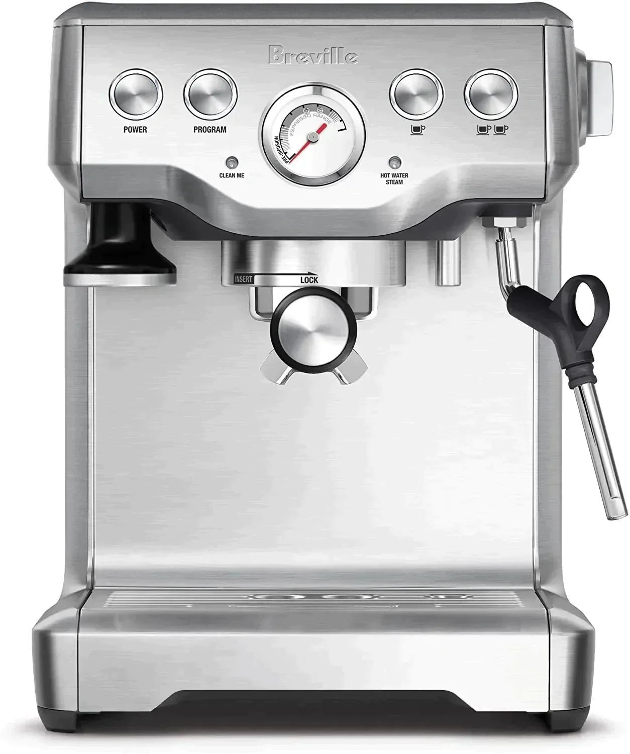 breville bes840xl infuser espresso machine, brushed stainless steel breville bes840xl infuser espresso machine, brushed stainless steel