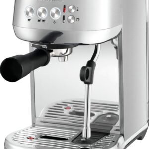 breville – the bambino plus espresso machine with 15 bars of pressure and milk frother – stainless steel