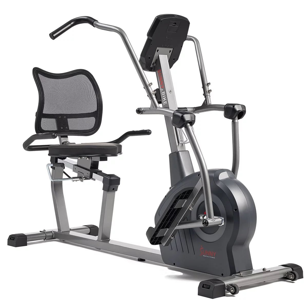 sunny health & fitness elite connected recumbent cross trainer elliptical + arm exercisers sf rbe420049 sunny health & fitness elite connected recumbent cross trainer elliptical + arm exercisers sf rbe420049