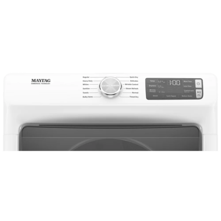 maytag med6630h 27″ wide 7.3 cu ft. energy star rated electric dryer – white maytag med6630h 27″ wide 7.3 cu ft. energy star rated electric dryer – white