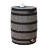 Store good ideas rain wizard 50 gallon plastic rain barrel water collector, oak last day for clearance