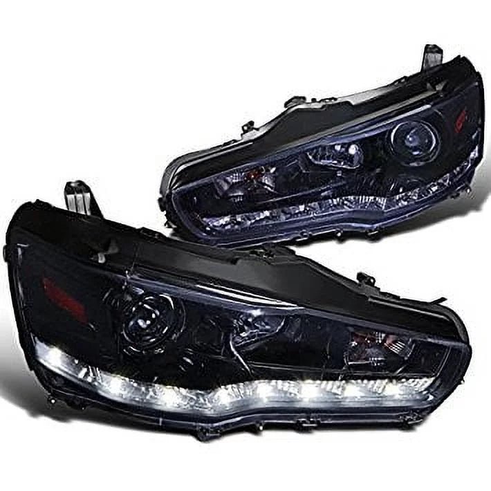 spec d tuning 2lhp evo08g 8 tm mitsubishi lancer evo x 10 glossy black r8 style led projector headlights spec d tuning 2lhp evo08g 8 tm mitsubishi lancer evo x 10 glossy black r8 style led projector headlights