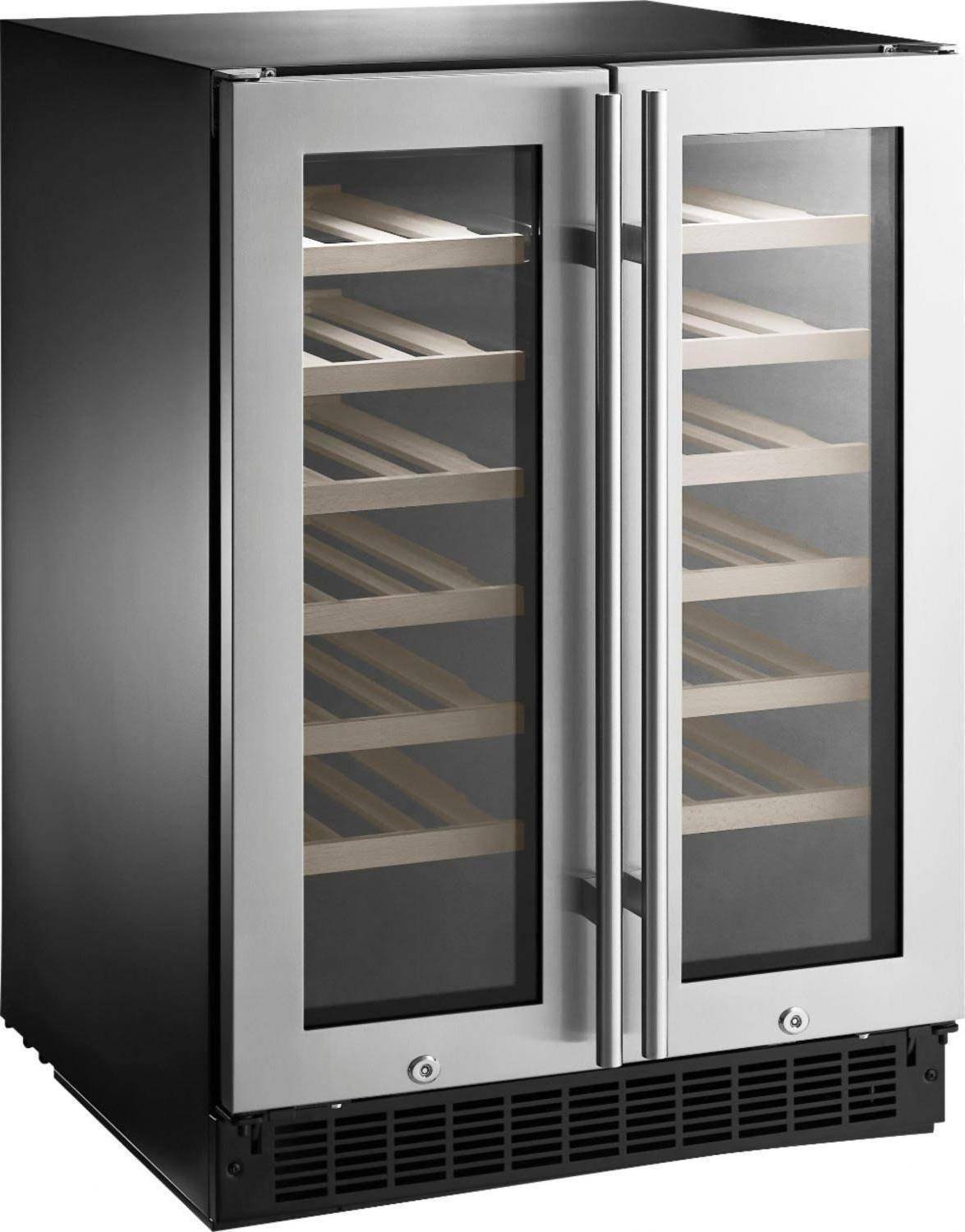 42 bottle or 128 can dual zone wine and beverage cooler with glass do 42 bottle or 128 can dual zone wine and beverage cooler with glass do