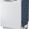 bosch – 500 series 24″ pocket handle dishwasher with stainless steel tub – white bosch – 500 series 24″ pocket handle dishwasher with stainless steel tub – white