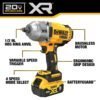 dewalt 20v max xr 1/2″ high torque impact wrench kit dcf900p2 from dewalt dewalt 20v max xr 1/2″ high torque impact wrench kit dcf900p2 from dewalt