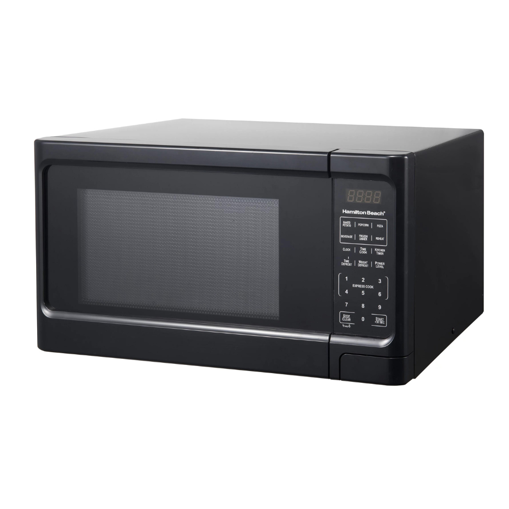Store hamilton beach 1.1 cu. ft. black digital microwave oven