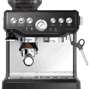 breville bes870bsxl barista express espresso machine, black sesame
