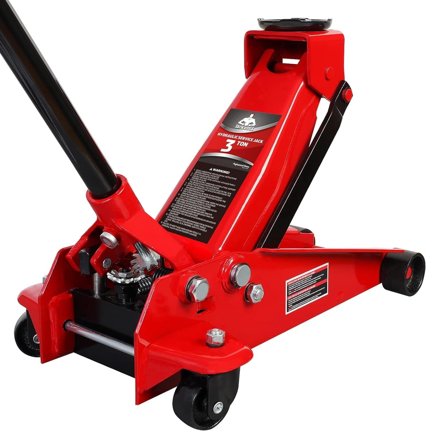 3 ton hydraulic floor jack with quick lift pump car jack, (6,000 lb) capacity,red,w83025 3 ton hydraulic floor jack with quick lift pump car jack, (6,000 lb) capacity,red,w83025