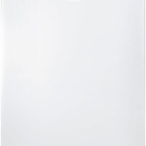 bosch – 100 series 24″ front control built in dishwasher with hybrid stainless steel tub – white