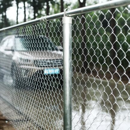 aleko kitclf6x50 galvanized steel 6 x 50 ft. chain link fence complete kit aleko kitclf6x50 galvanized steel 6 x 50 ft. chain link fence complete kit