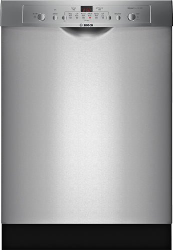 bosch – 100 series 24″ front control tall tub built in dishwasher with stainless steel tub – stainless steel bosch – 100 series 24″ front control tall tub built in dishwasher with stainless steel tub – stainless steel
