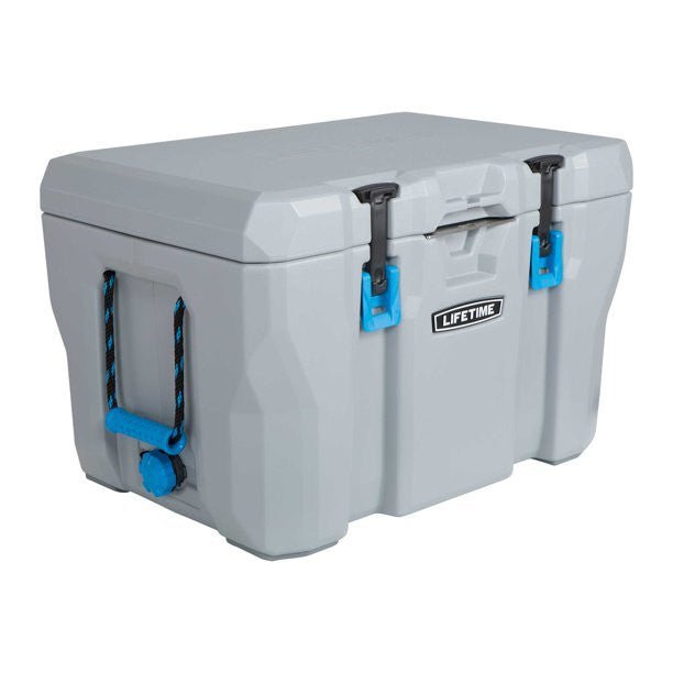 lifetime 55 qt high performance hard sided cooler – grey， 90949