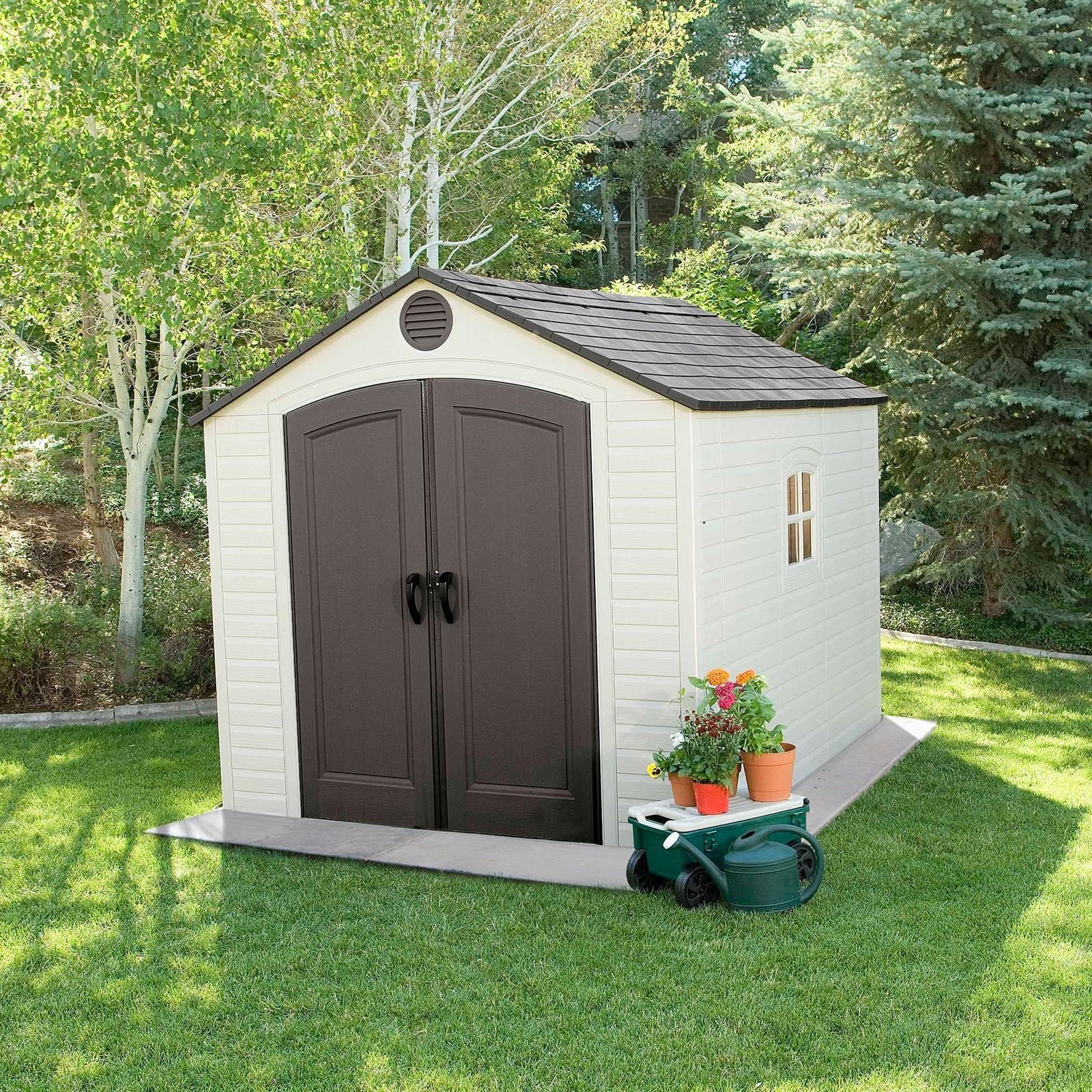 lifetime 8 x 10 ft. outdoor storage shed lifetime 8 x 10 ft. outdoor storage shed